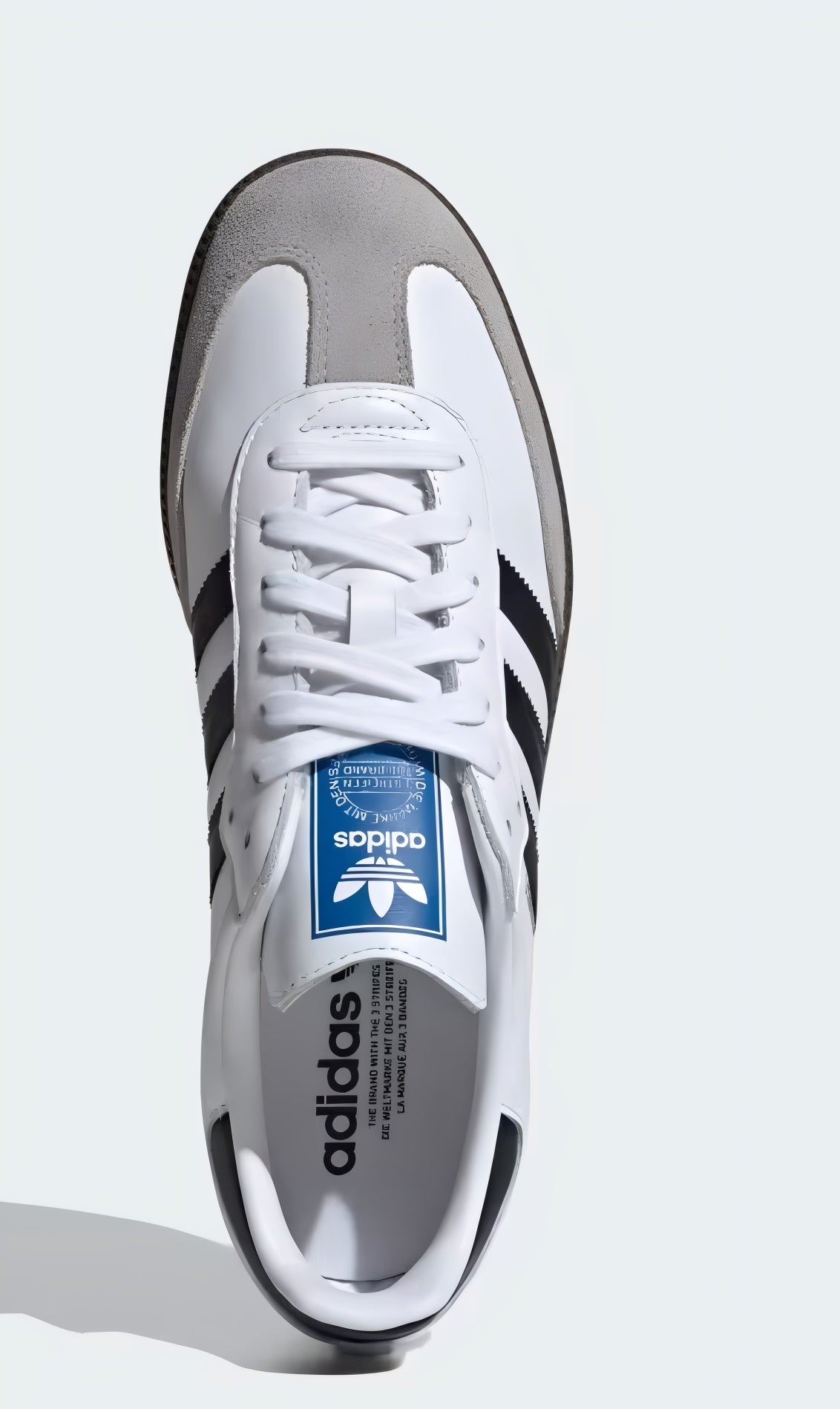 ADIDAS SAMBA Men White And Black OG Leather Casual Shoes