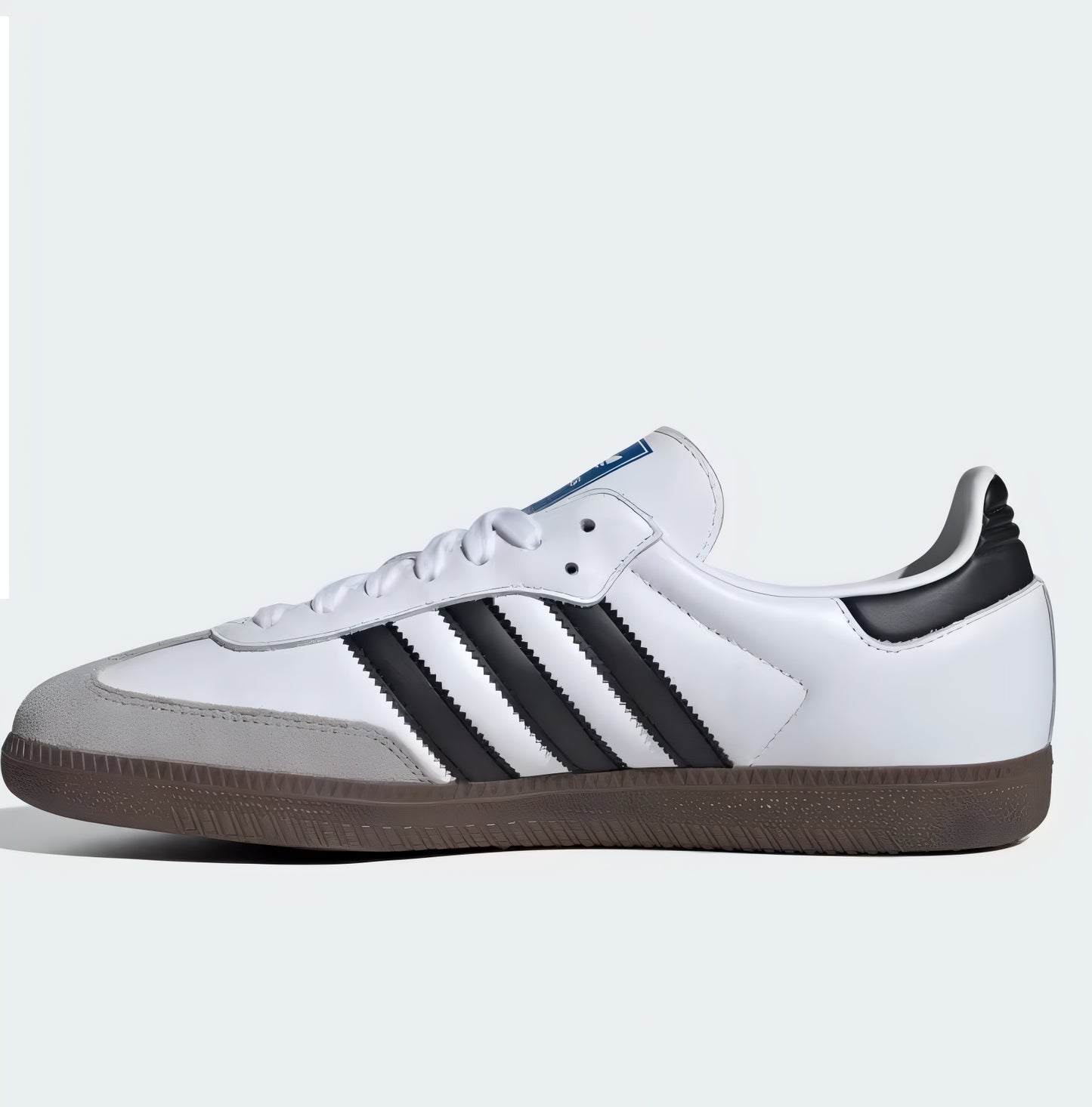 ADIDAS SAMBA Men White And Black OG Leather Casual Shoes