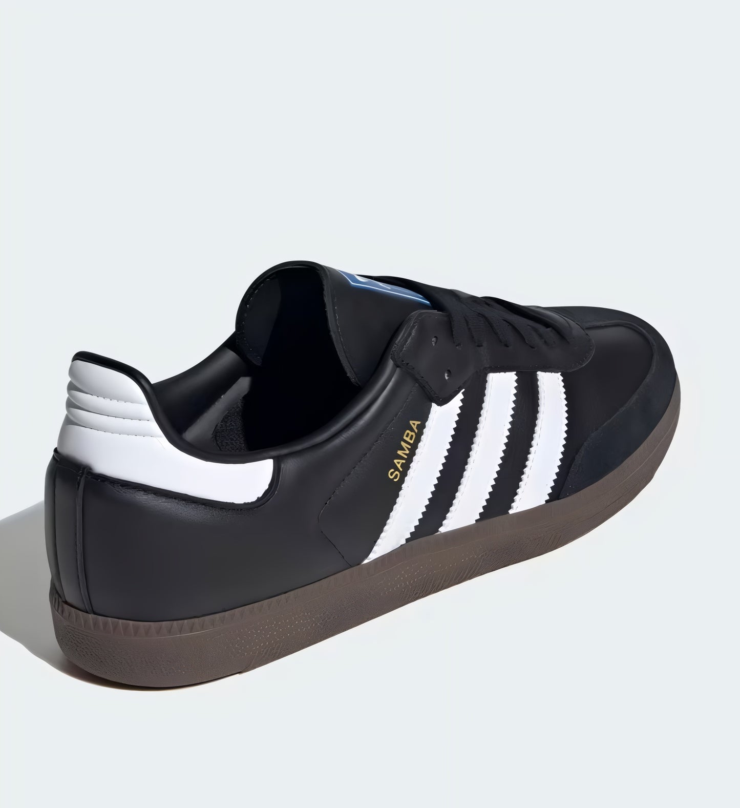ADIDAS SAMBA Men White And Black OG Leather Casual Shoes