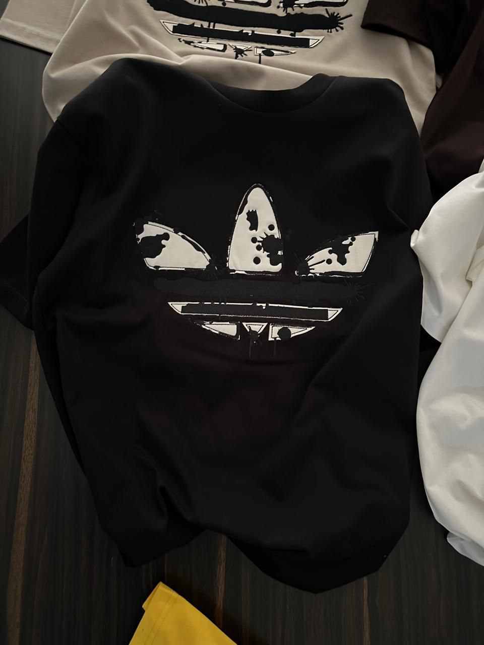 "Adidas Originals Artistic Trefoil Logo T-Shirt"