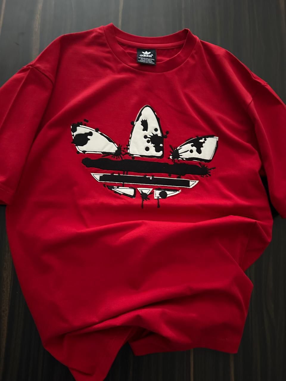 "Adidas Originals Artistic Trefoil Logo T-Shirt"