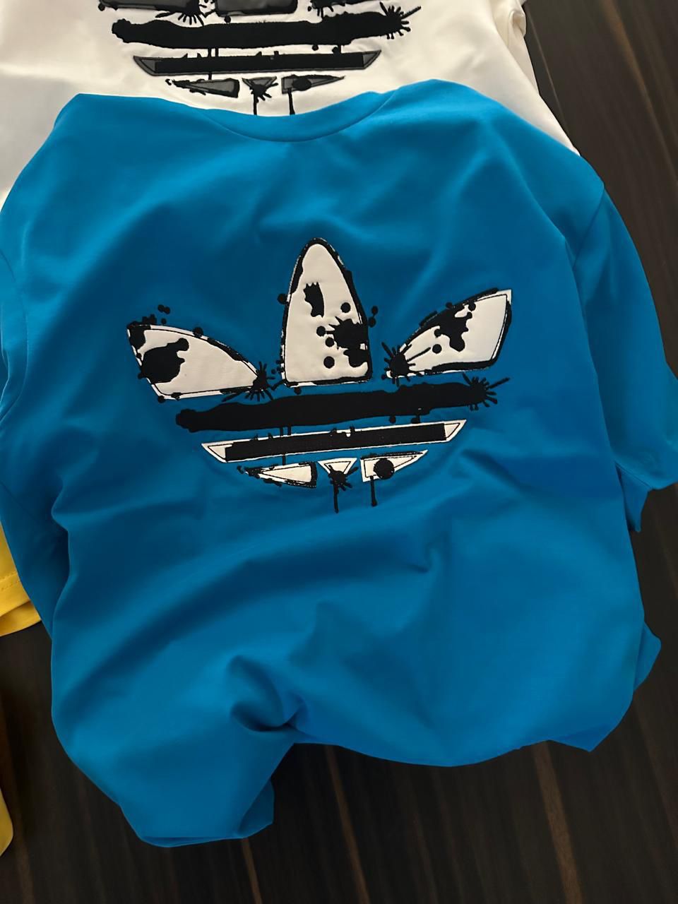 "Adidas Originals Artistic Trefoil Logo T-Shirt"