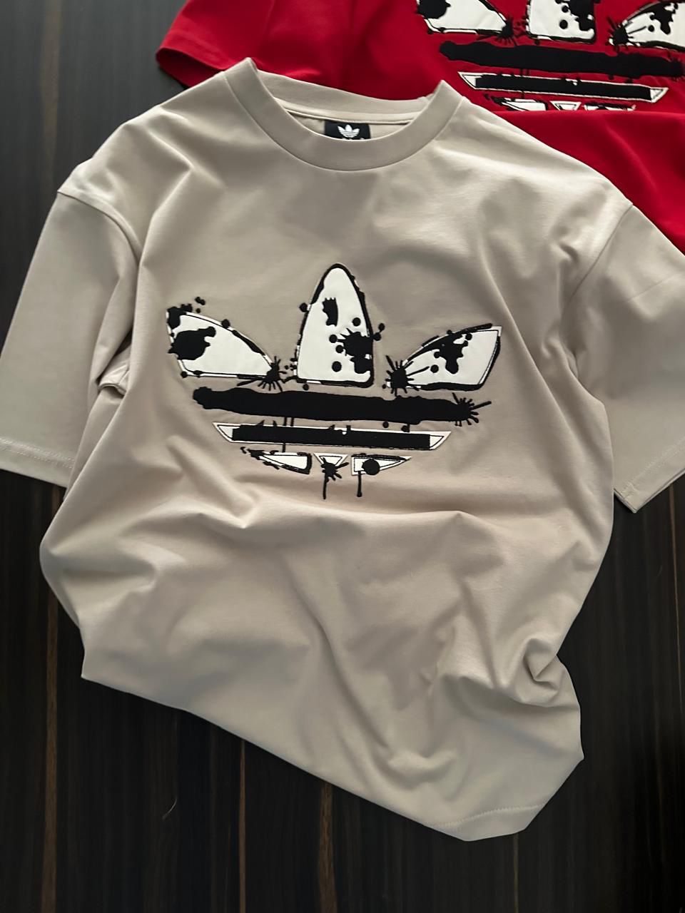 "Adidas Originals Artistic Trefoil Logo T-Shirt"