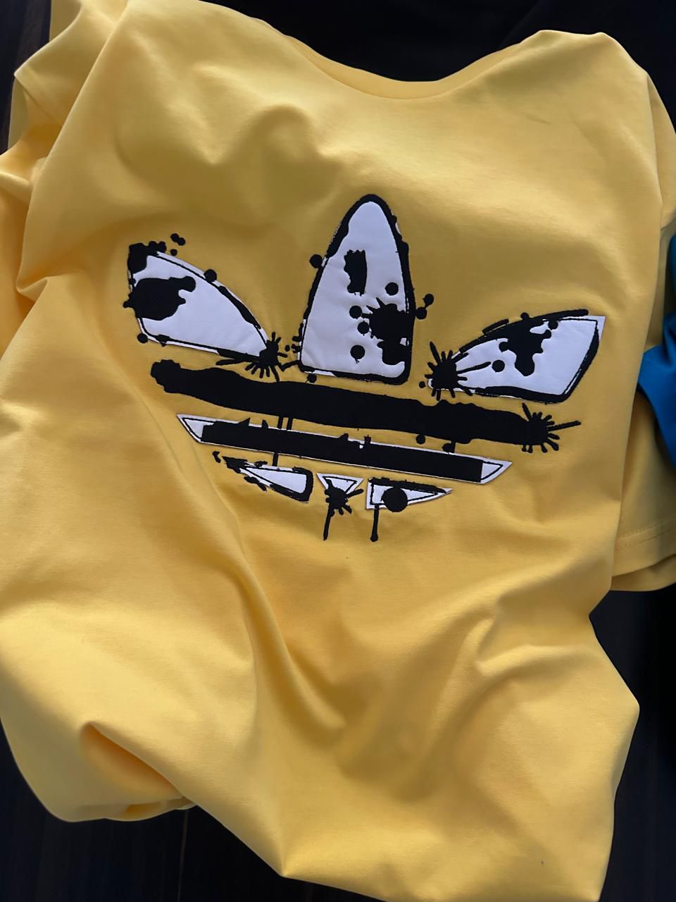 "Adidas Originals Artistic Trefoil Logo T-Shirt"