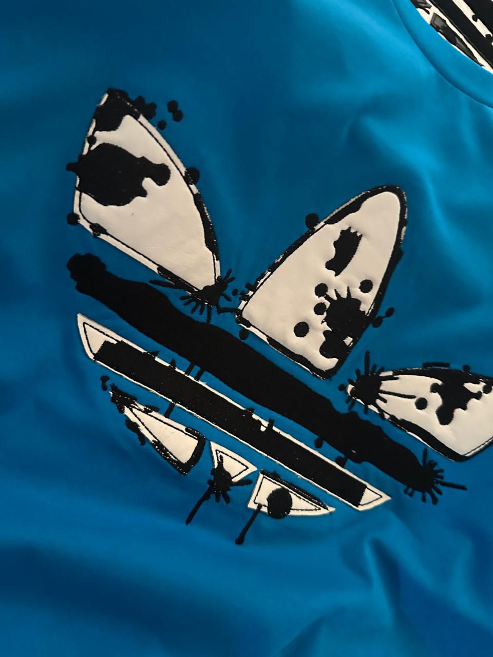 "Adidas Originals Artistic Trefoil Logo T-Shirt"