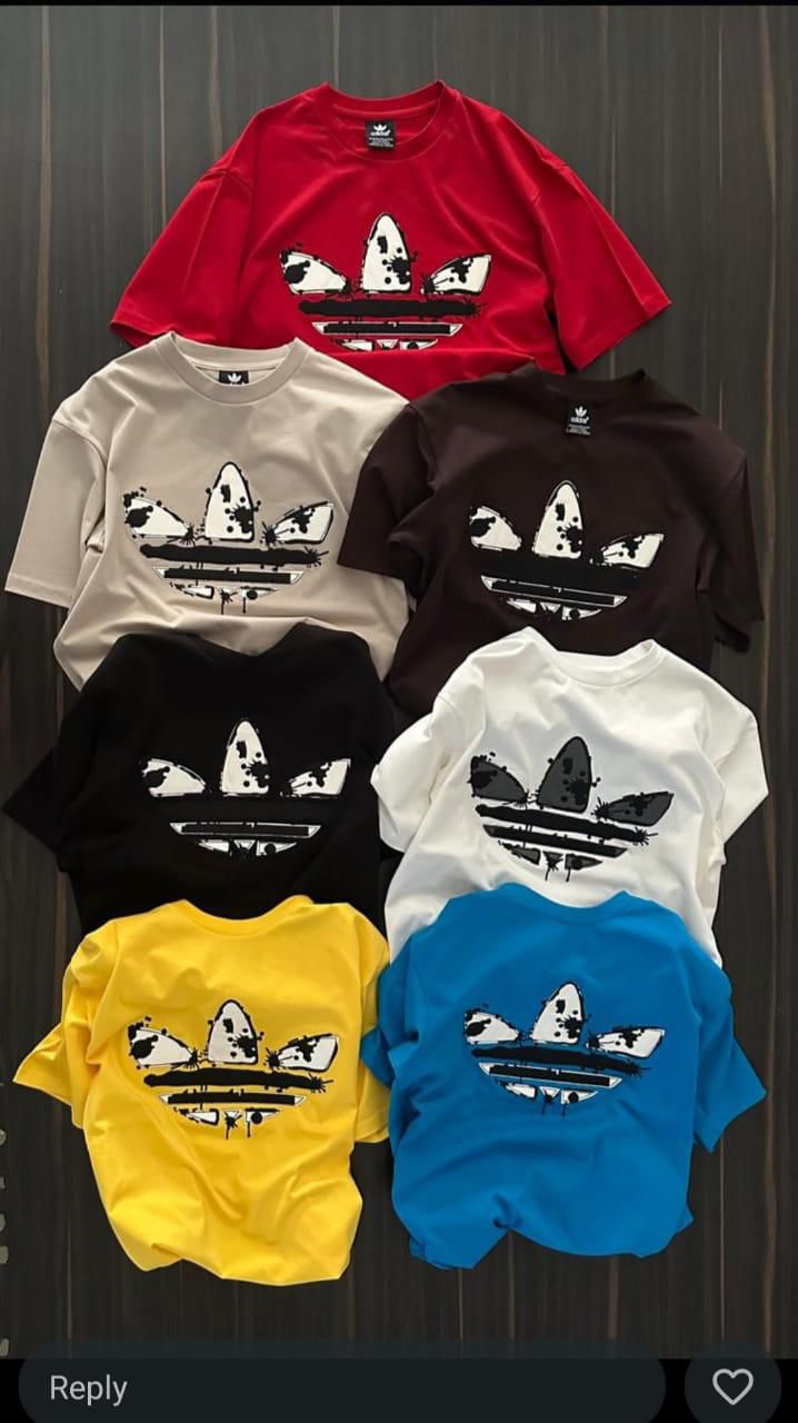"Adidas Originals Artistic Trefoil Logo T-Shirt"