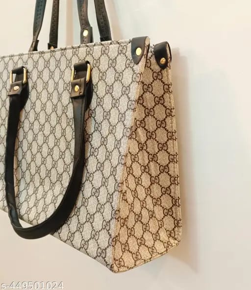 Gucci-Inspired Luxury Printed Tote Bag