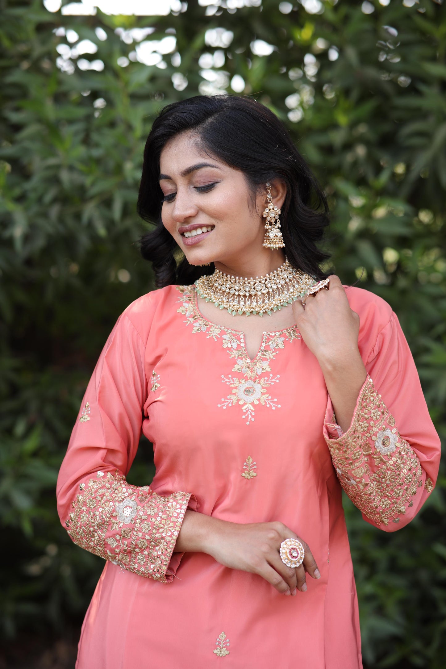 KAVYA β 3164 | Designer Dhoti-Top Set (3-Piece) πΈ