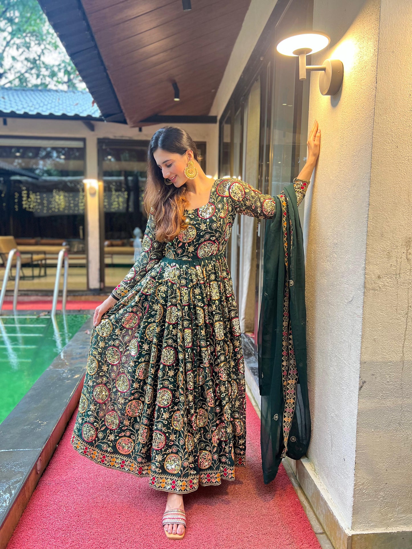 New One Designer Anarkali Suit