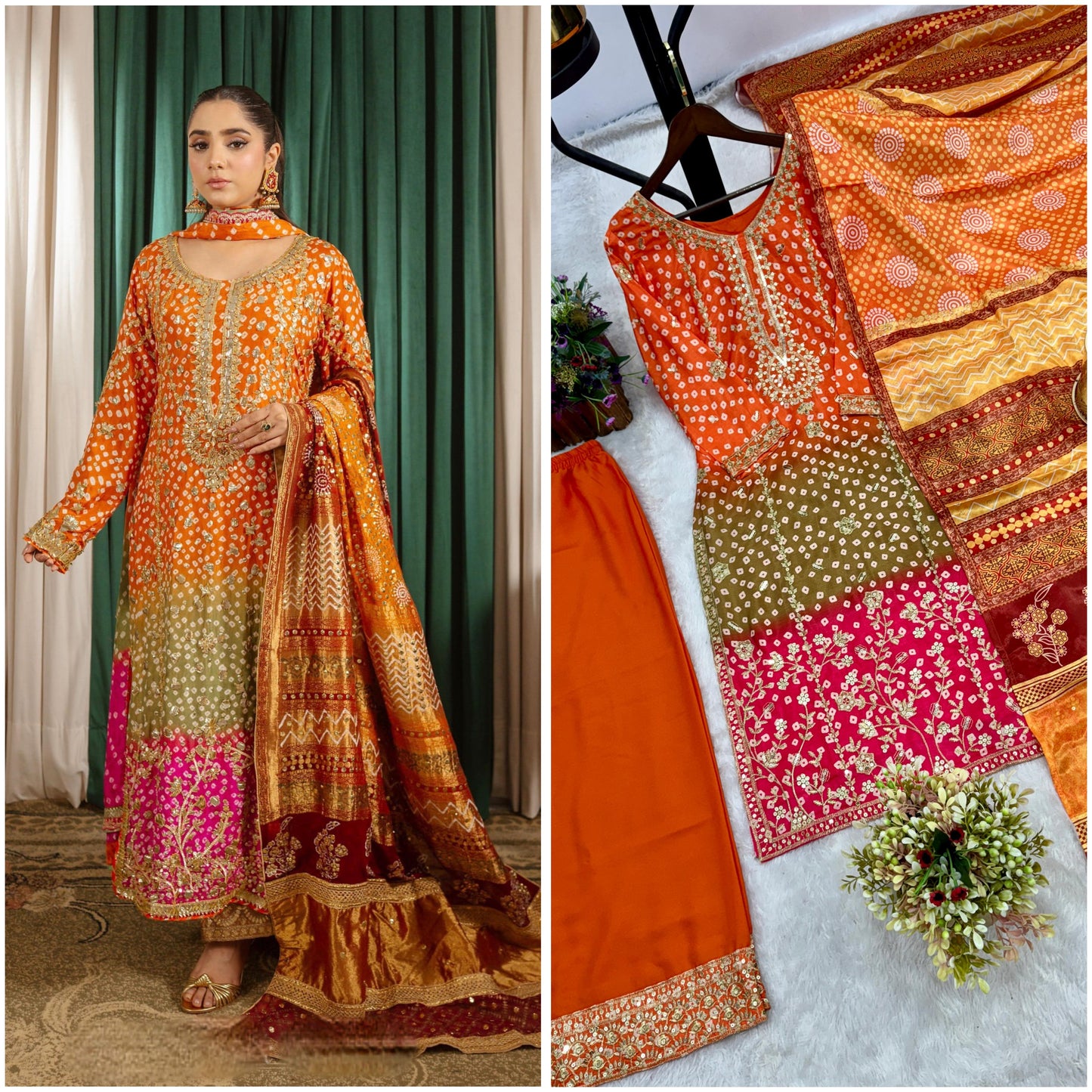 Printed Kurti–3-PIECE READY-TO-WEAR SET