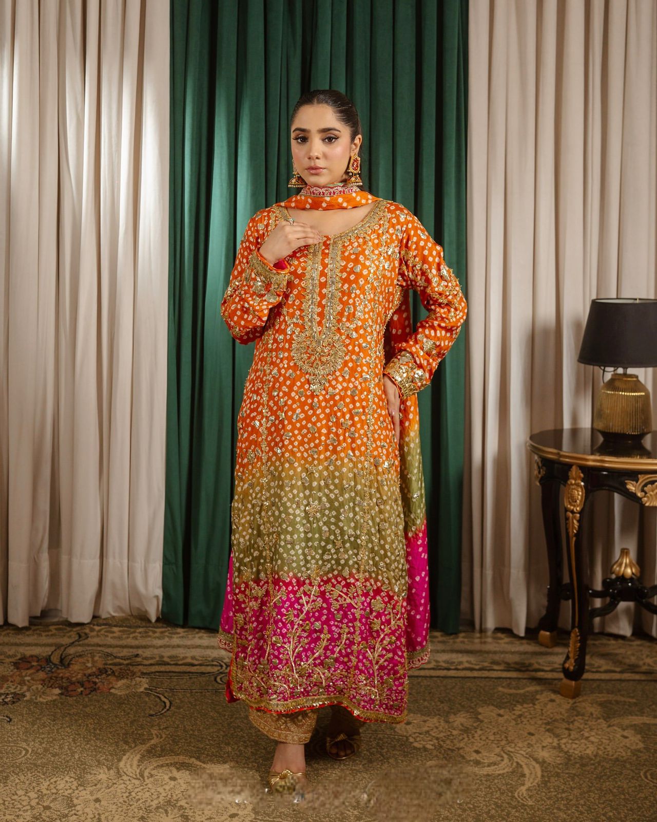Printed Kurti–3-PIECE READY-TO-WEAR SET