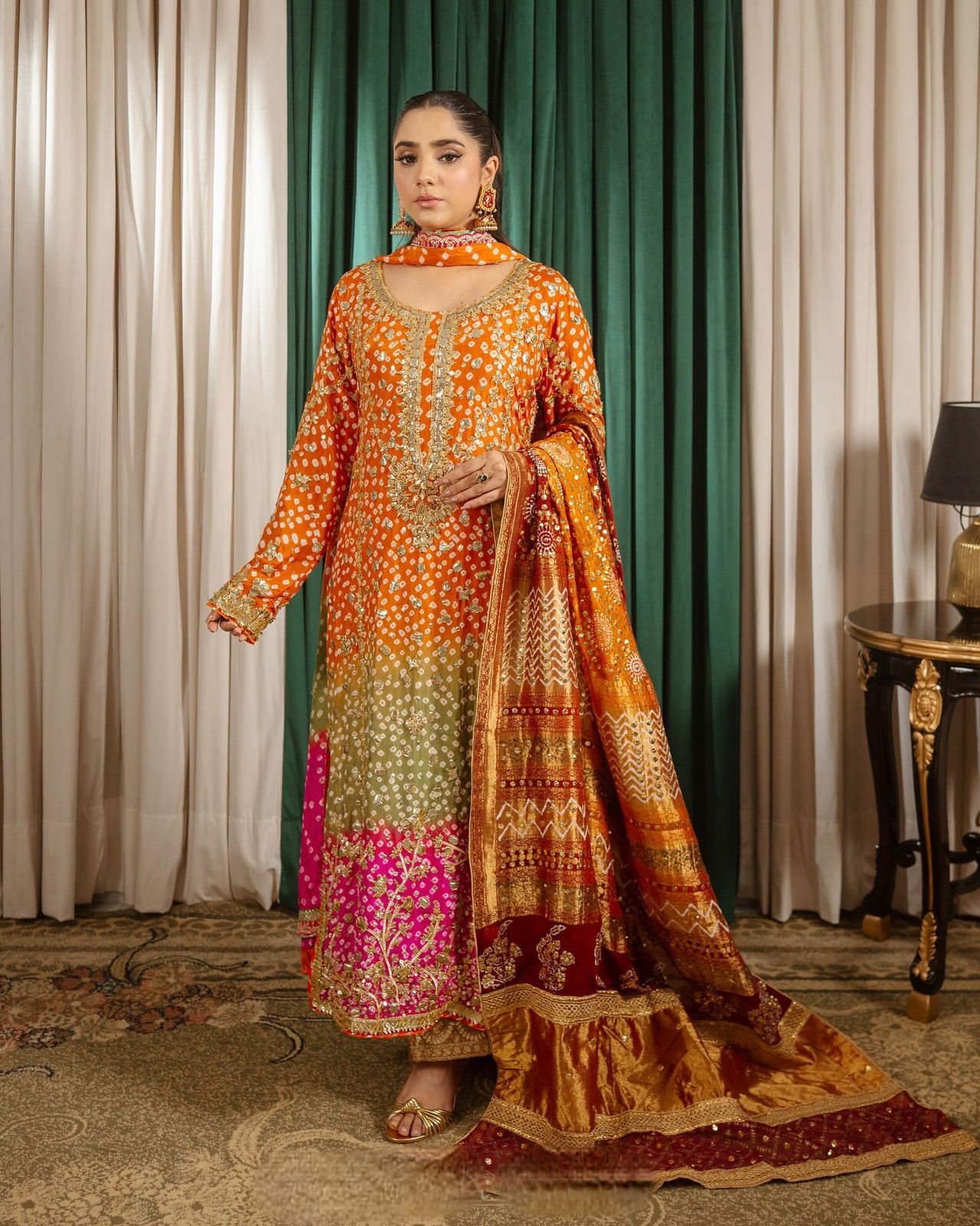 Printed Kurti–3-PIECE READY-TO-WEAR SET