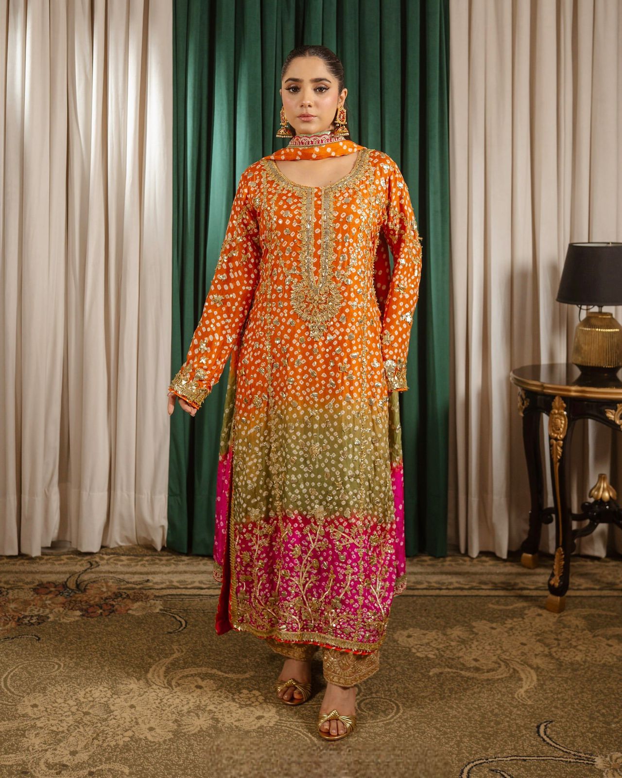 Printed Kurti–3-PIECE READY-TO-WEAR SET