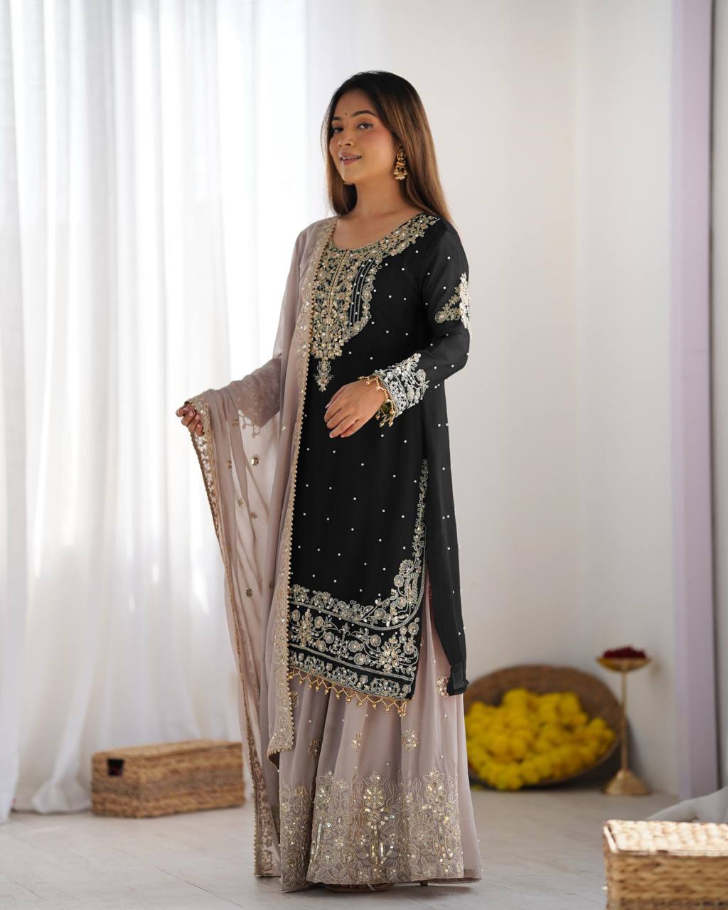 "Royal Radiance Set β Pure Elegance in Thread"