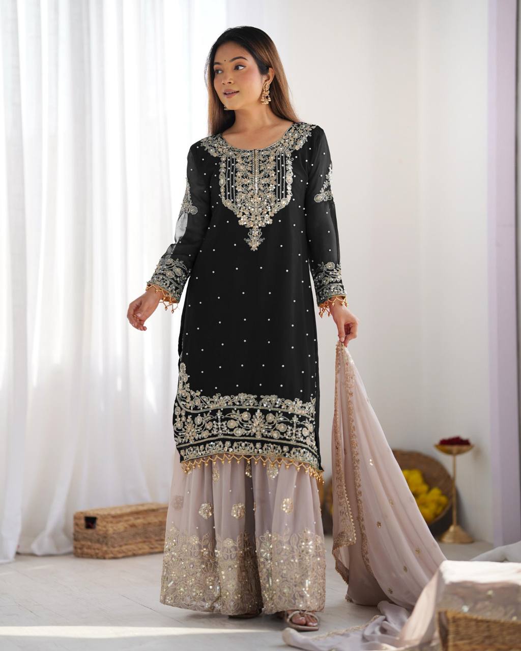 "Royal Radiance Set β Pure Elegance in Thread"