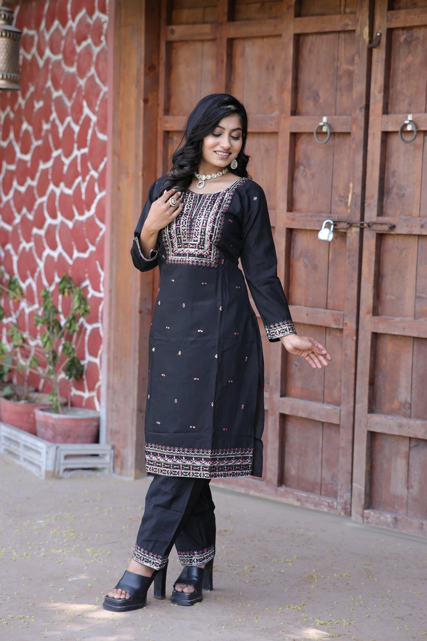Pure Cotton Kurti Pant Set