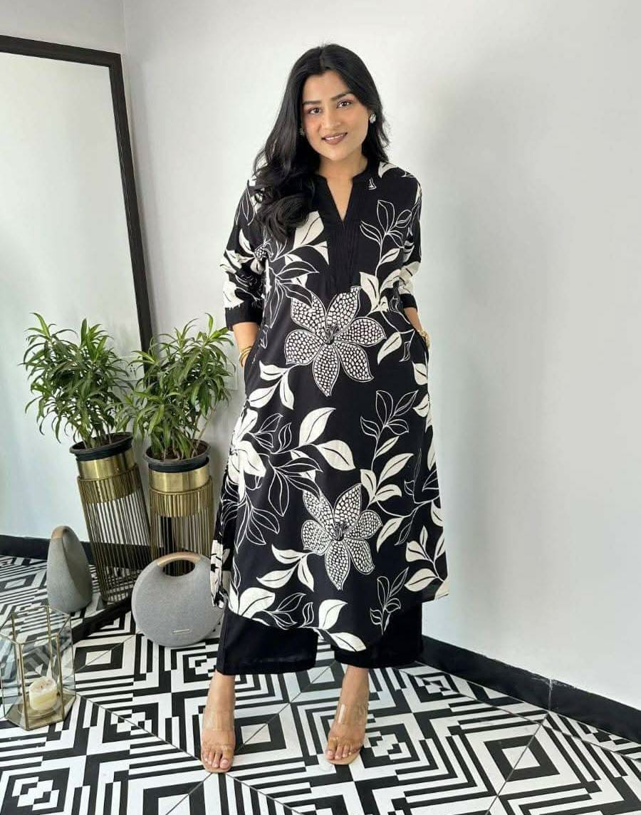 "Summer Bloom β A-Line Co-ord Elegance"