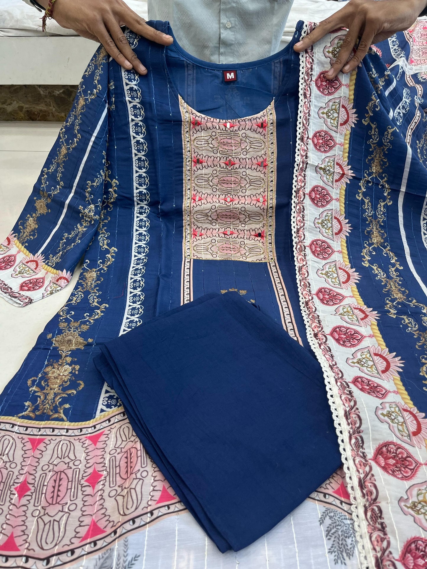π "Royal Bloom Kurti" β Blue Grace Edition
