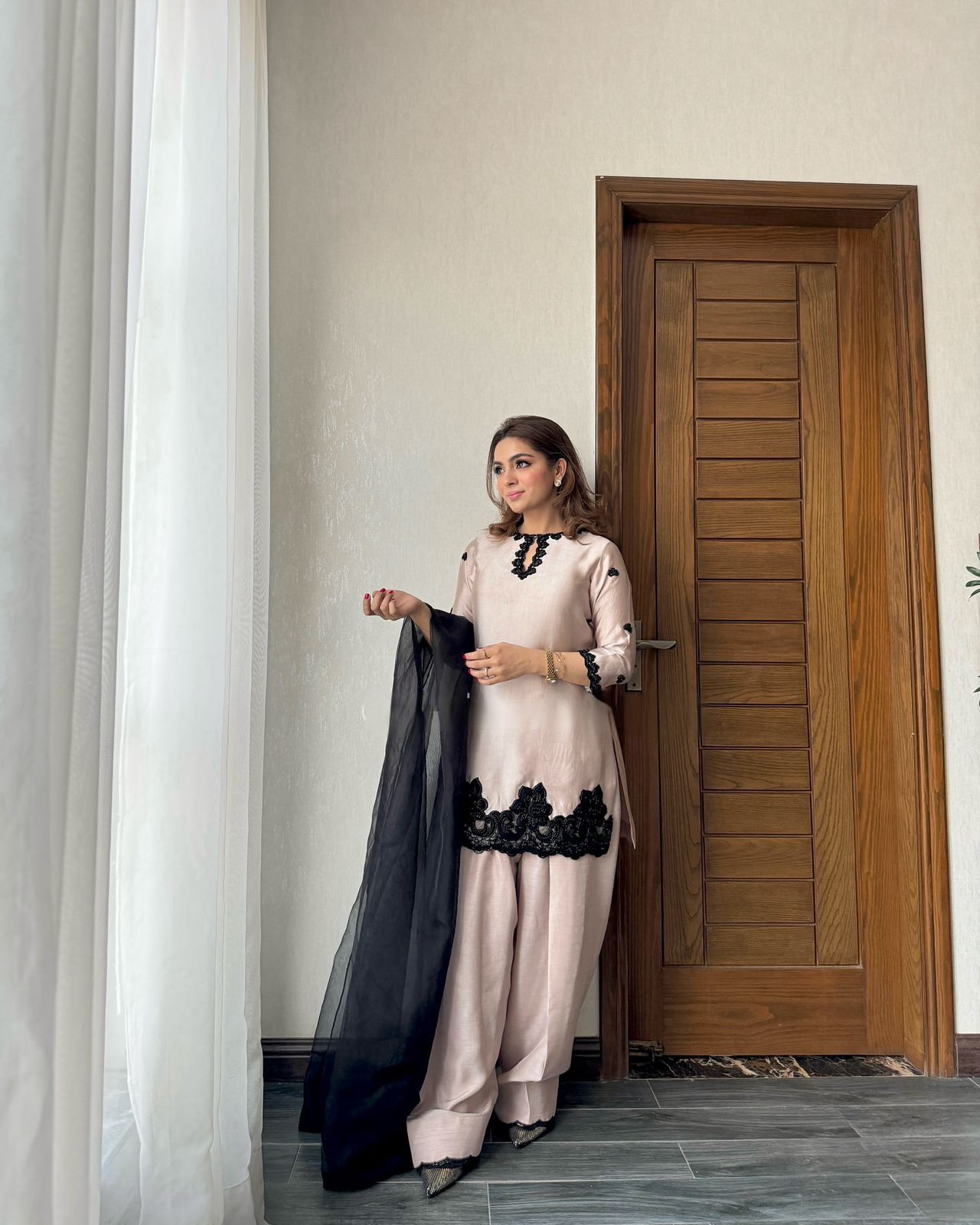 "Zarina β Luxe Farsi Salwar Set"