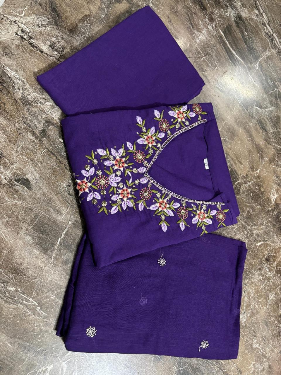 "Gulnaar β Embroidered Cotton Elegance"