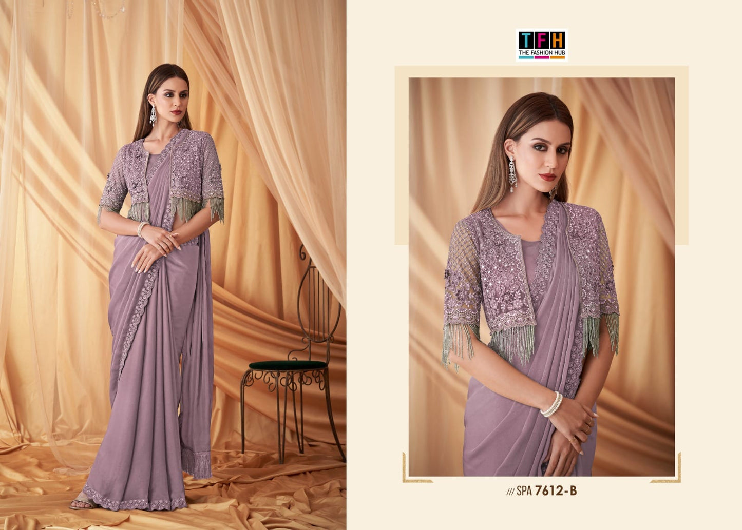 TFH Sparkle Spa – Designer Party Wear Saree Collection