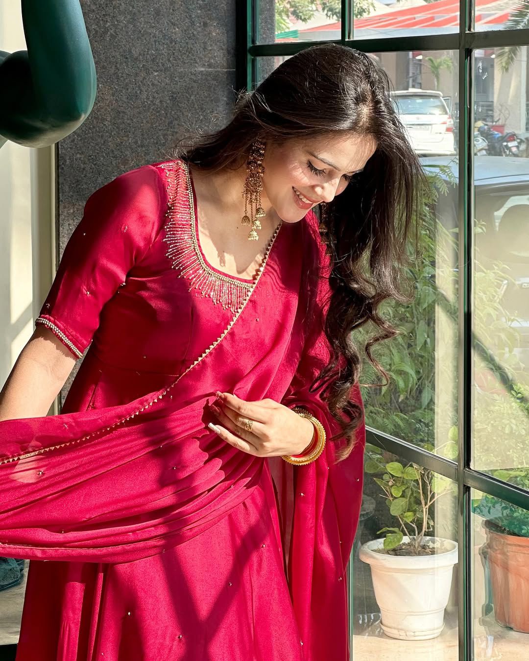 Premium Heavy Fendy Silk kurta set with Pant and Dupatta β Fully Stitched & Ready to Wear
