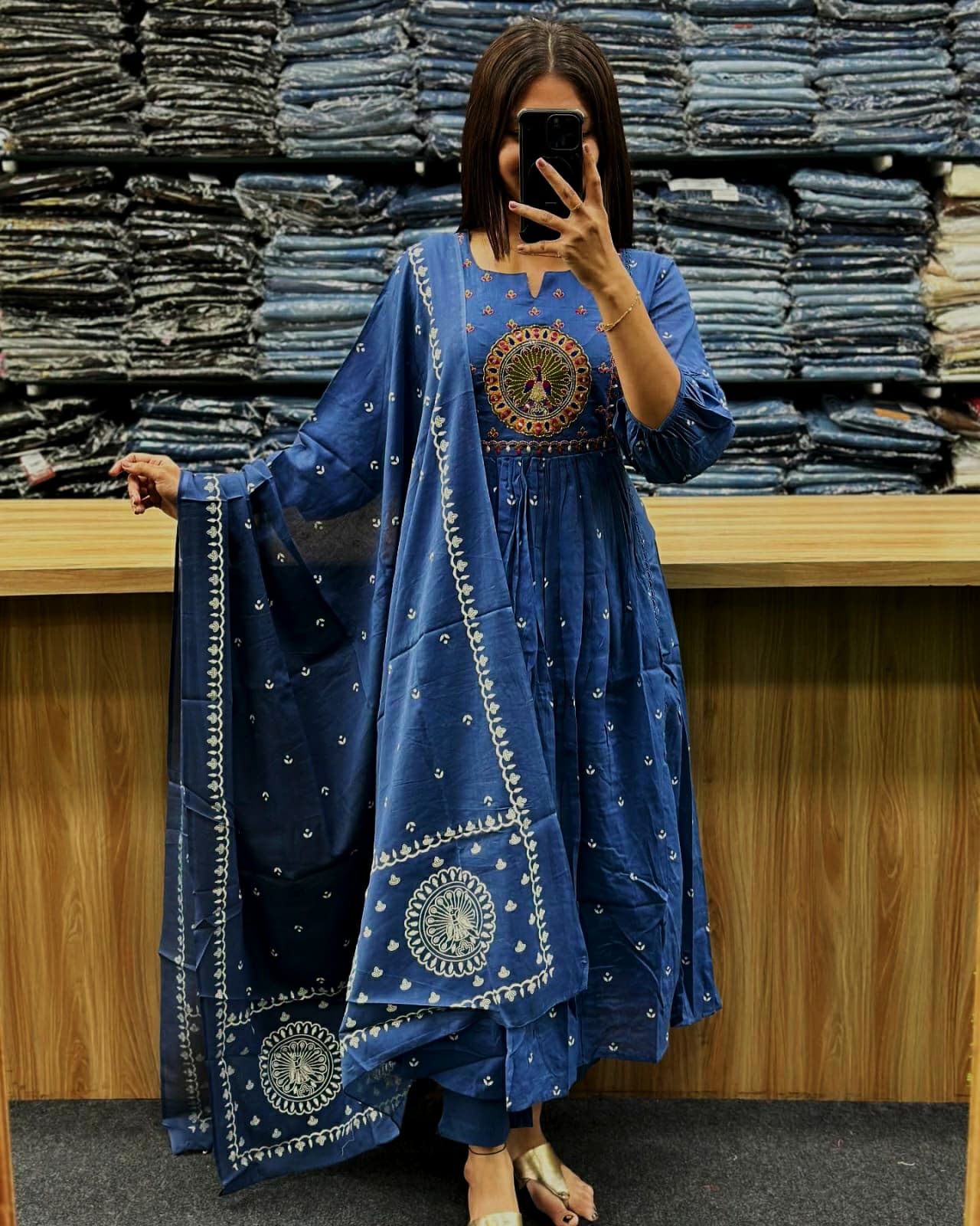 "Motiya Charm β Fancy Sequin Work Suit Set"