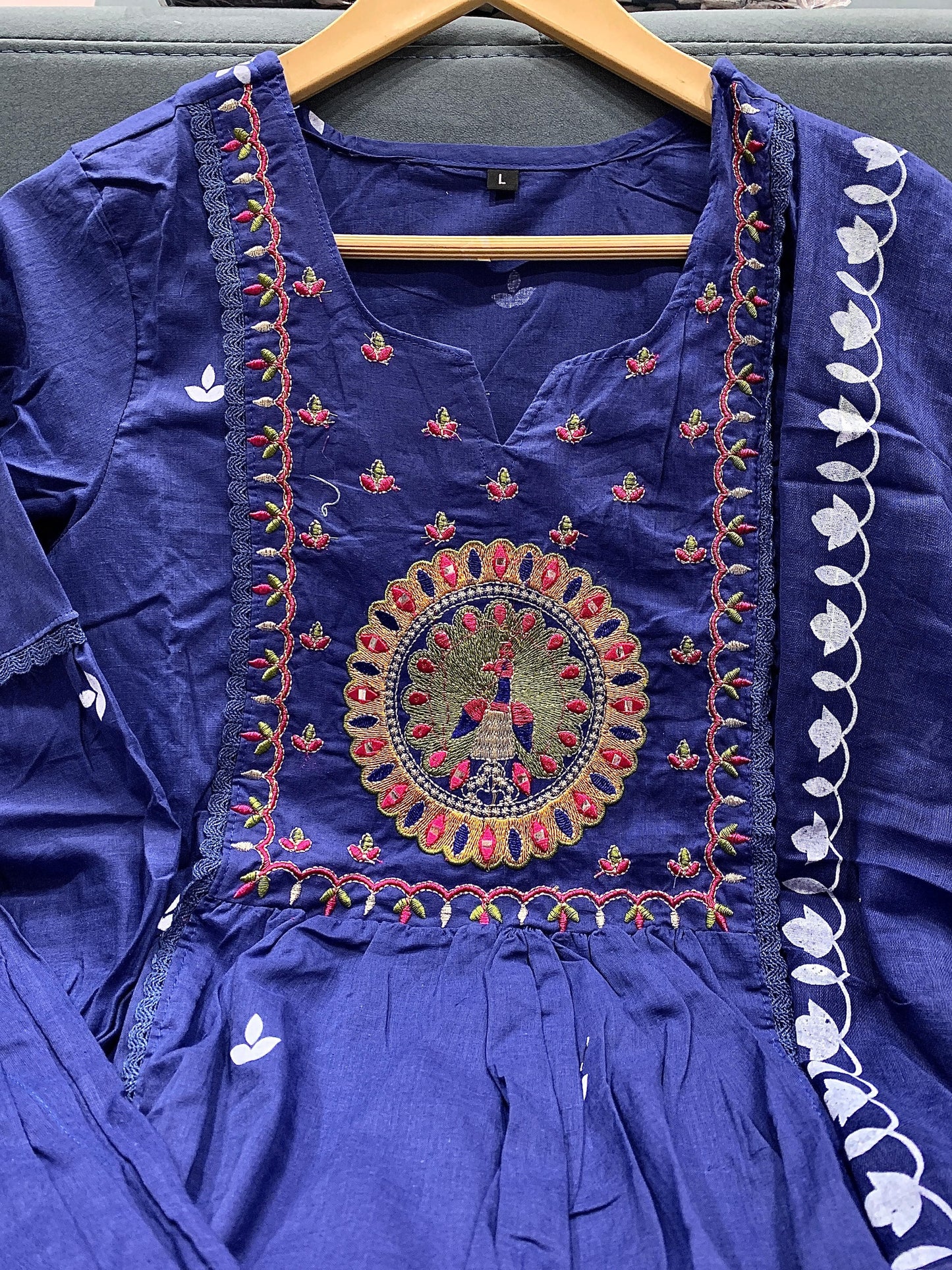 "Motiya Charm β Fancy Sequin Work Suit Set"