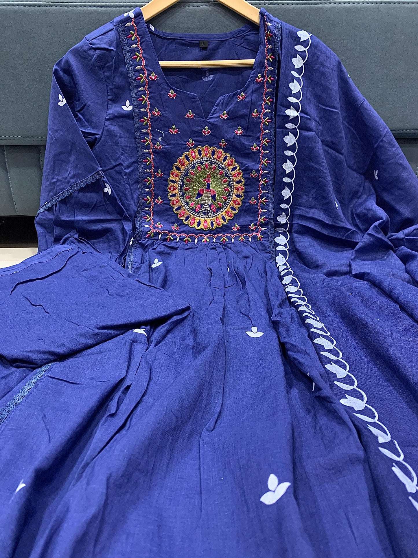 "Motiya Charm β Fancy Sequin Work Suit Set"
