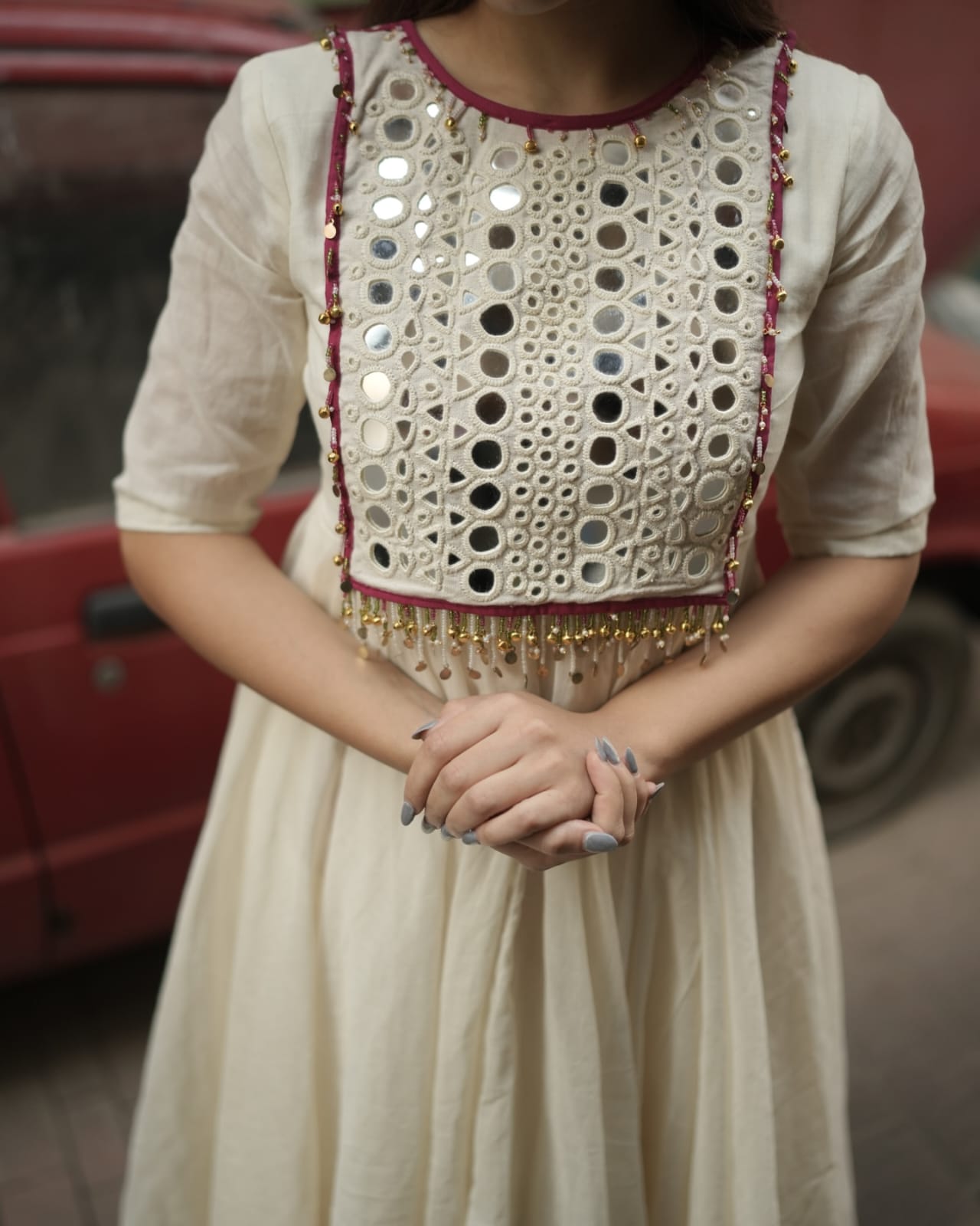 Festival Special Cotton Anarkali Suit Set ๐