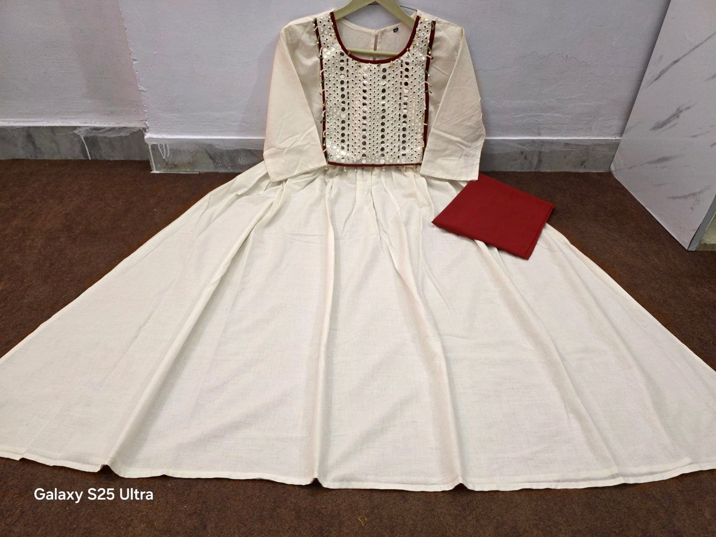 Festival Special Cotton Anarkali Suit Set ๐