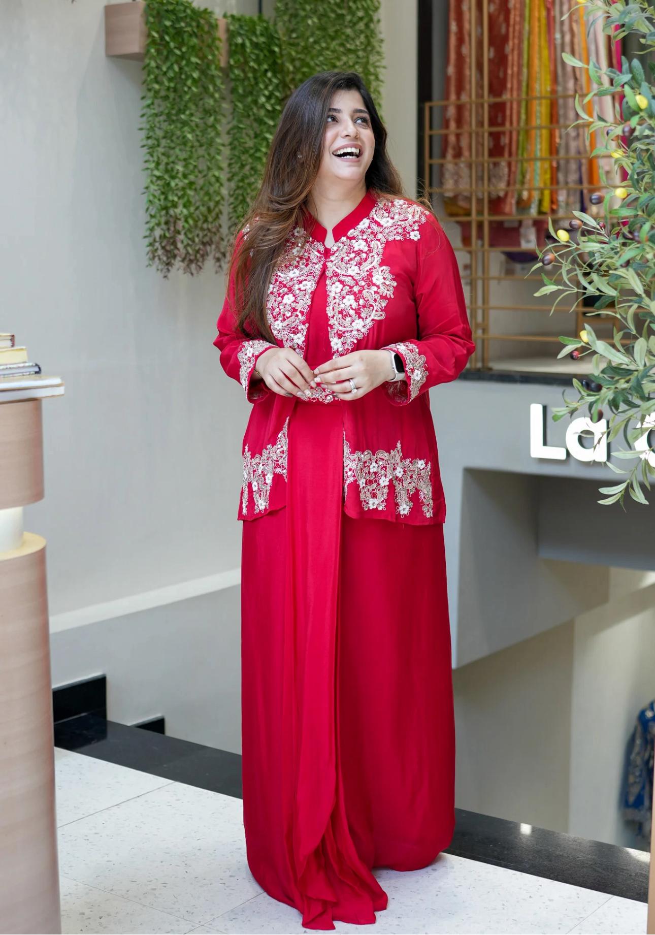 Festive Special β Indo-Western 3-Piece Embroidered Set