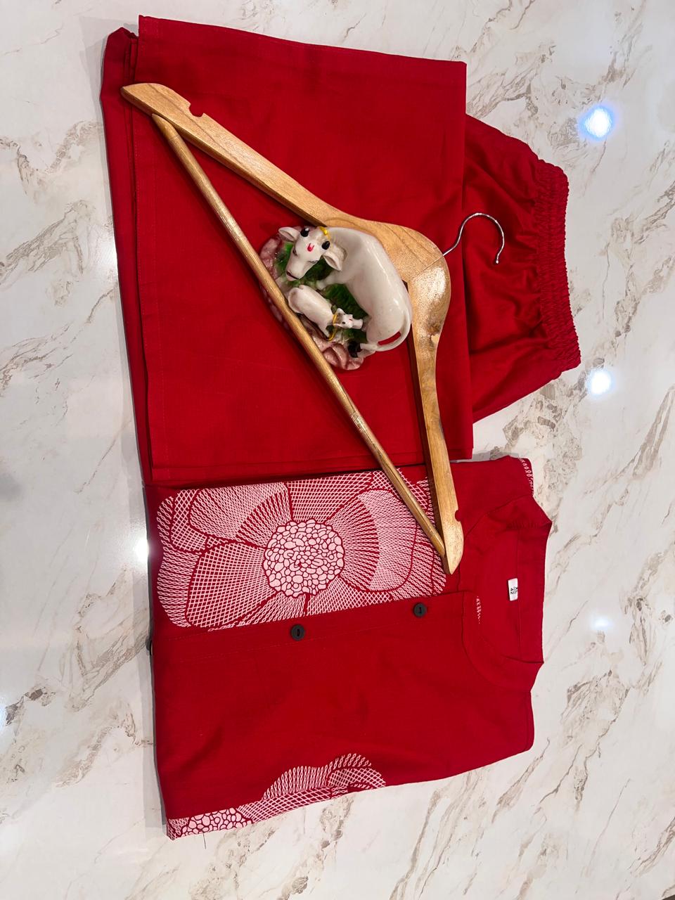 "Aarohi β Floral Cotton kurti Elegance"