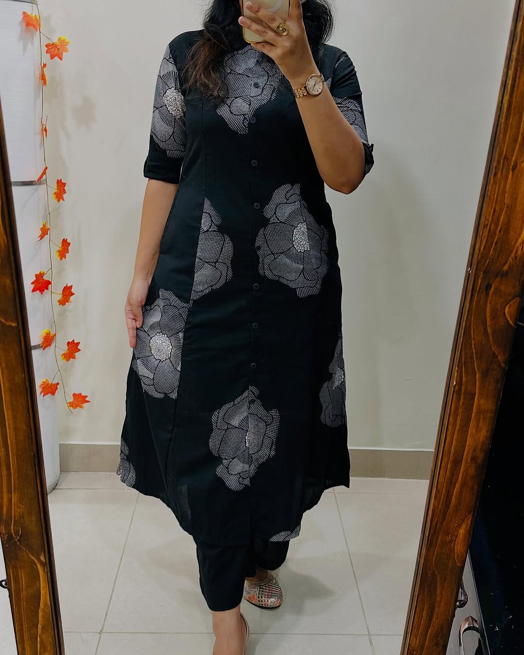 "Aarohi β Floral Cotton kurti Elegance"