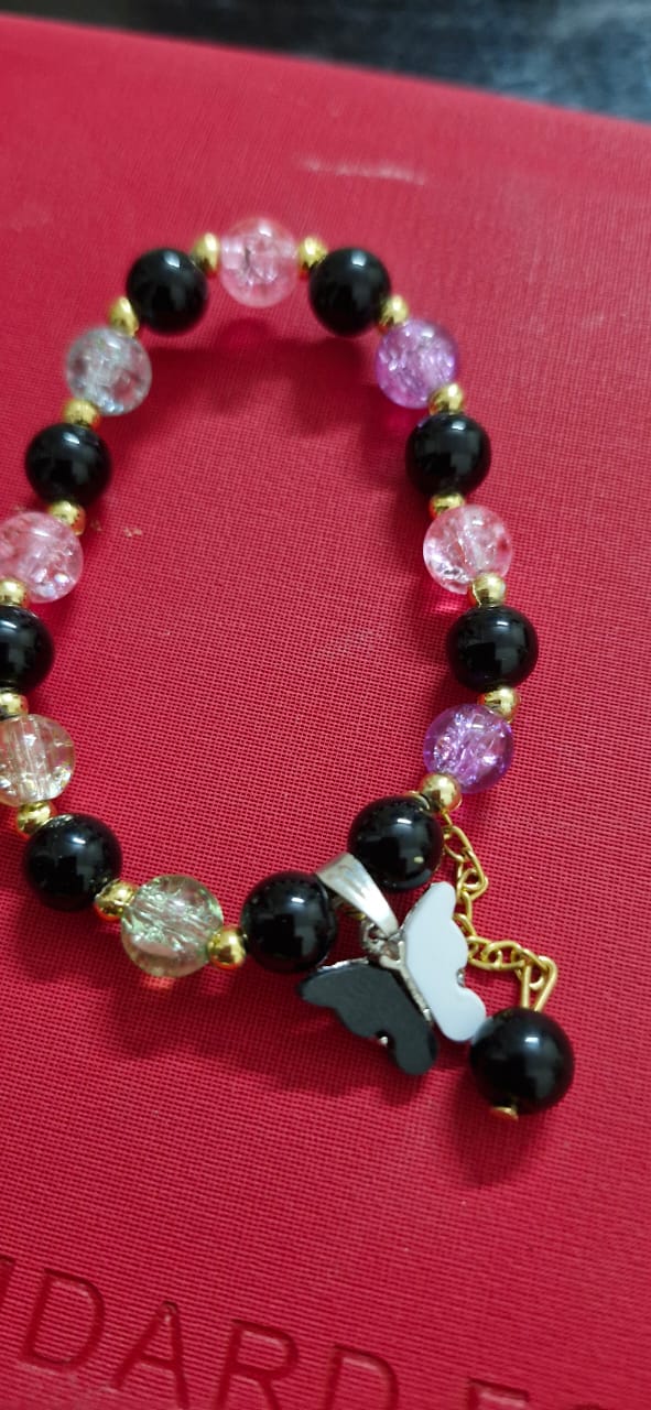 Two Pcs Panda And Star Charm Bracelet For women