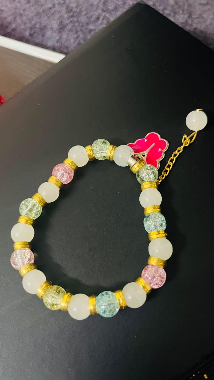 Two Pcs Panda And Star Charm Bracelet For women