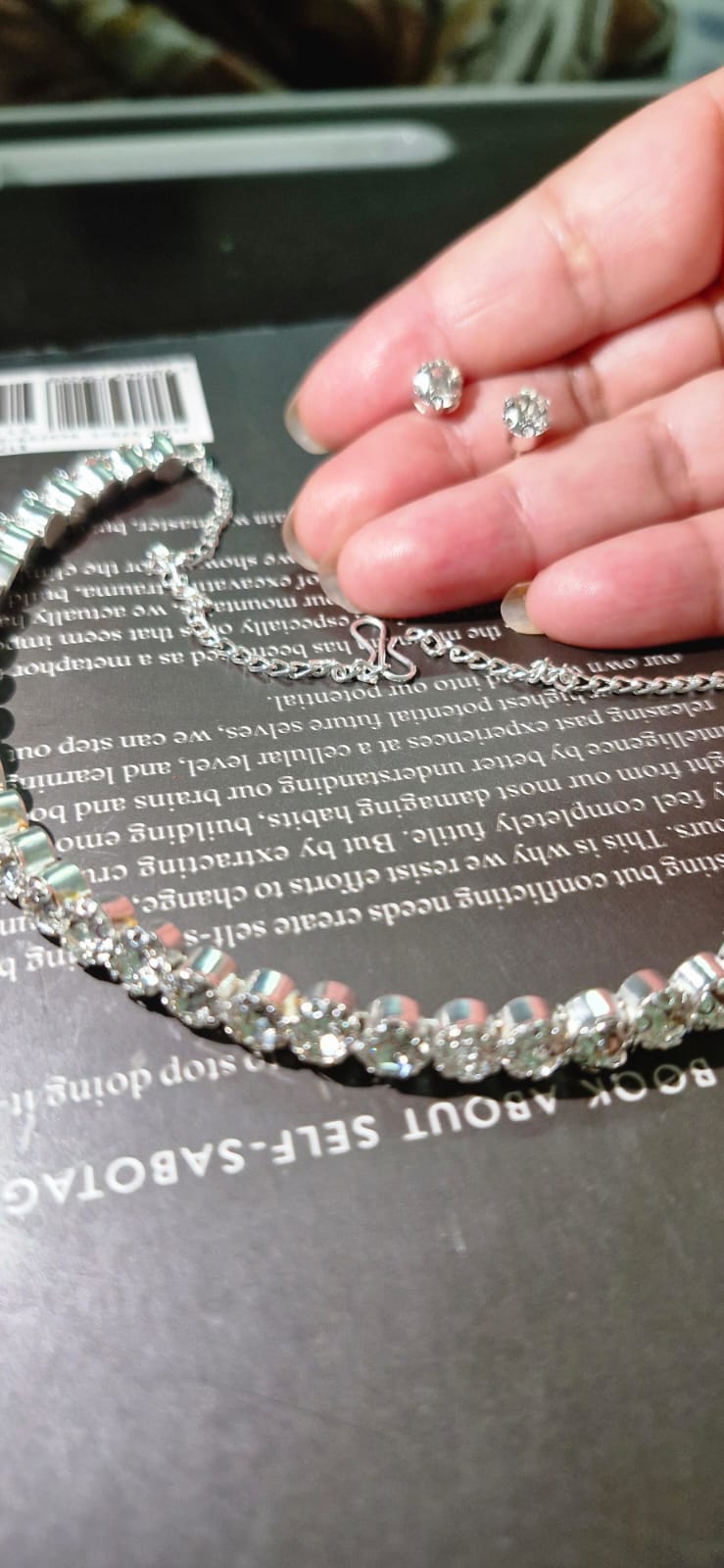 Alloy Silver Jewellery Set