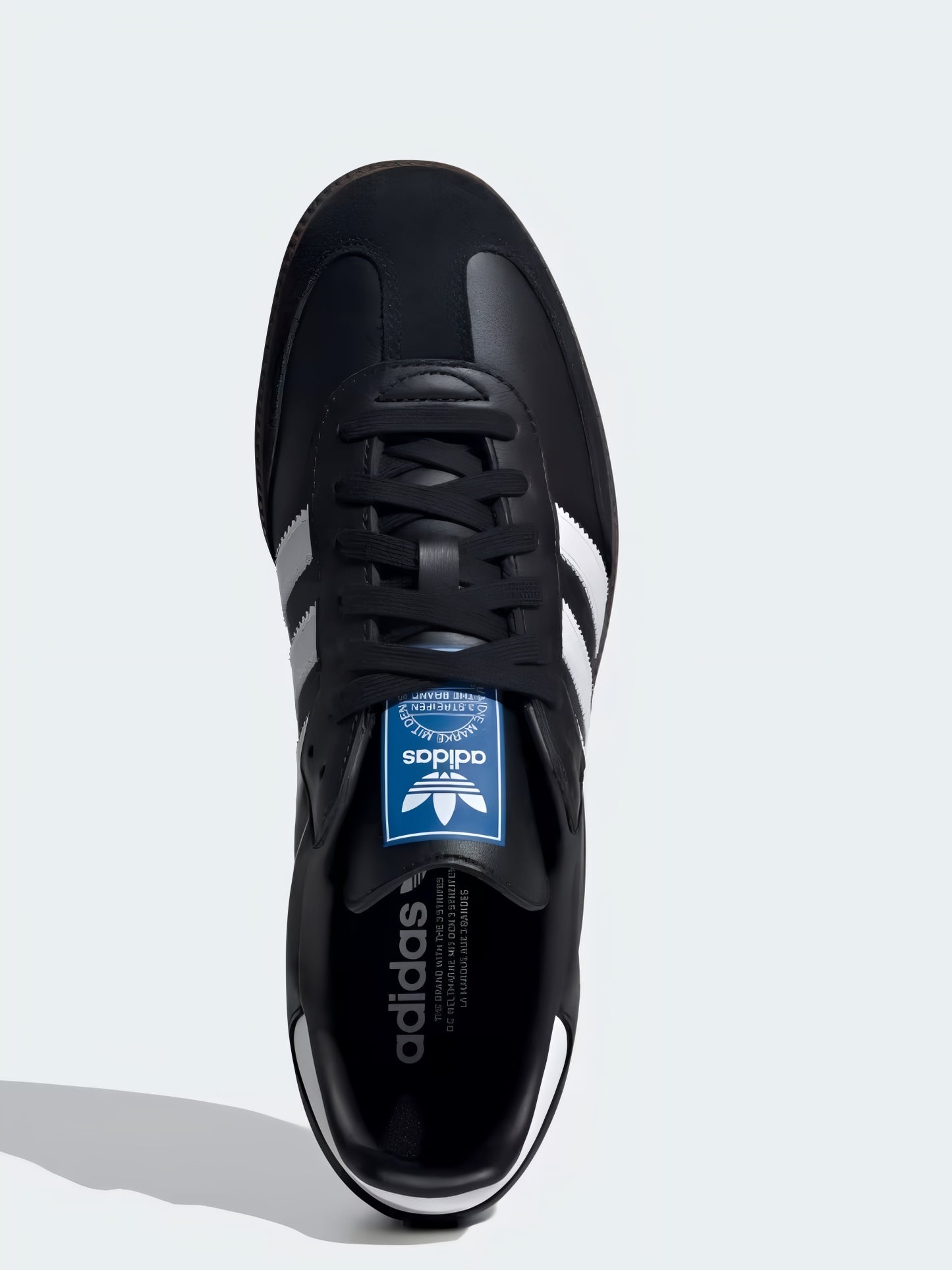 ADIDAS SAMBA Men White And Black OG Leather Casual Shoes
