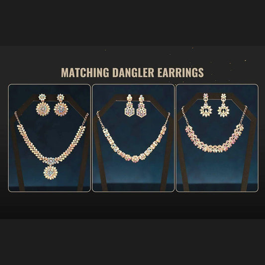 SET OF 3 Austrian Diamond Jewellery