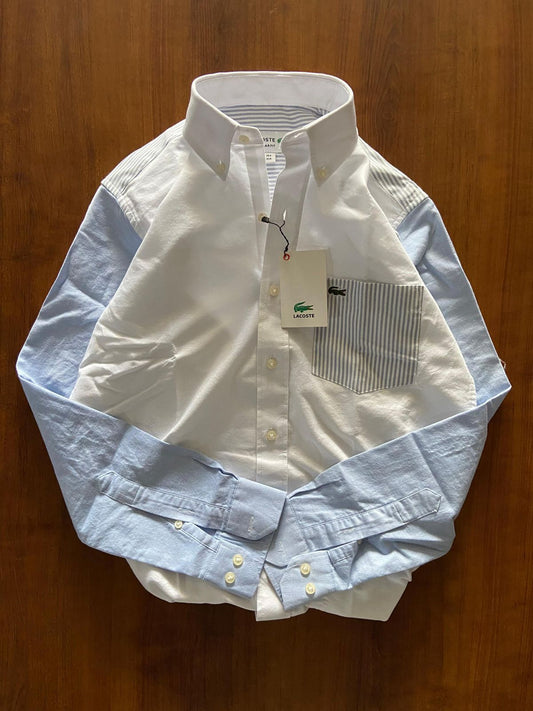Lacoste Men's Dual-Tone Oxford Button-Down Shirt