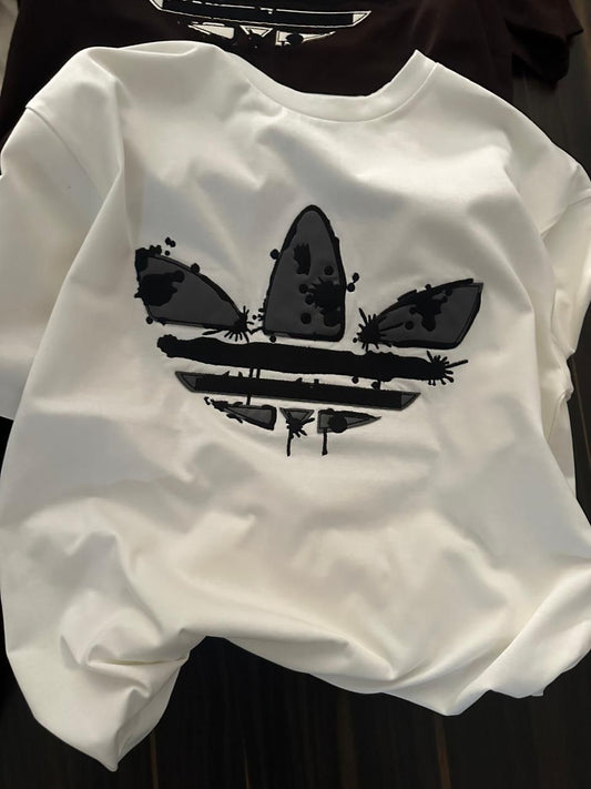"Adidas Originals Artistic Trefoil Logo T-Shirt"