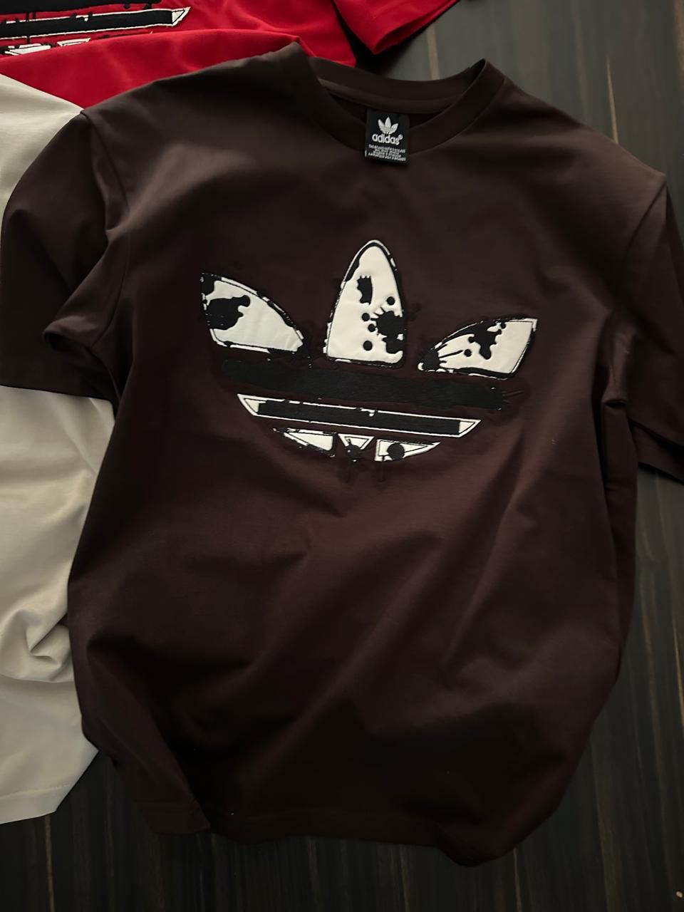 "Adidas Originals Artistic Trefoil Logo T-Shirt"