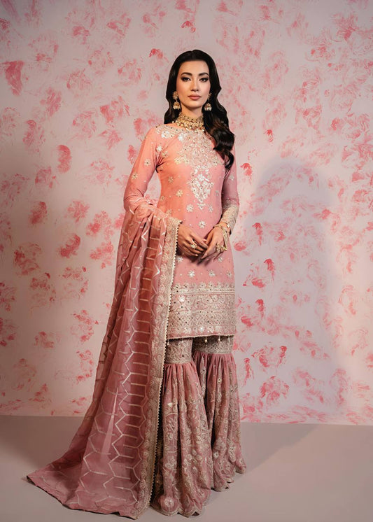 "Gulbahaar" – Floral Glow Sharara Set