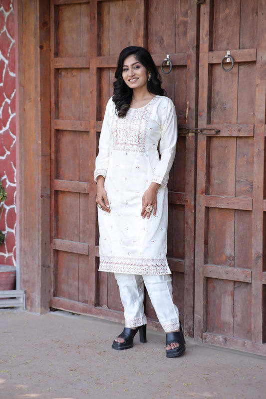 Pure Cotton Kurti Pant Set