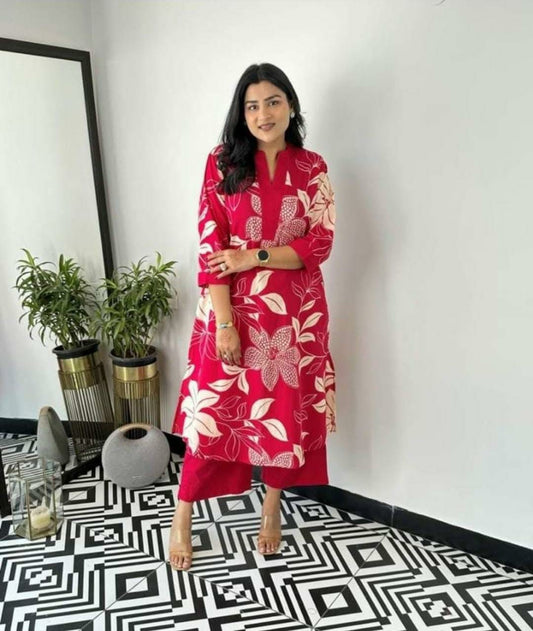 "Summer Bloom – A-Line Co-ord Elegance"