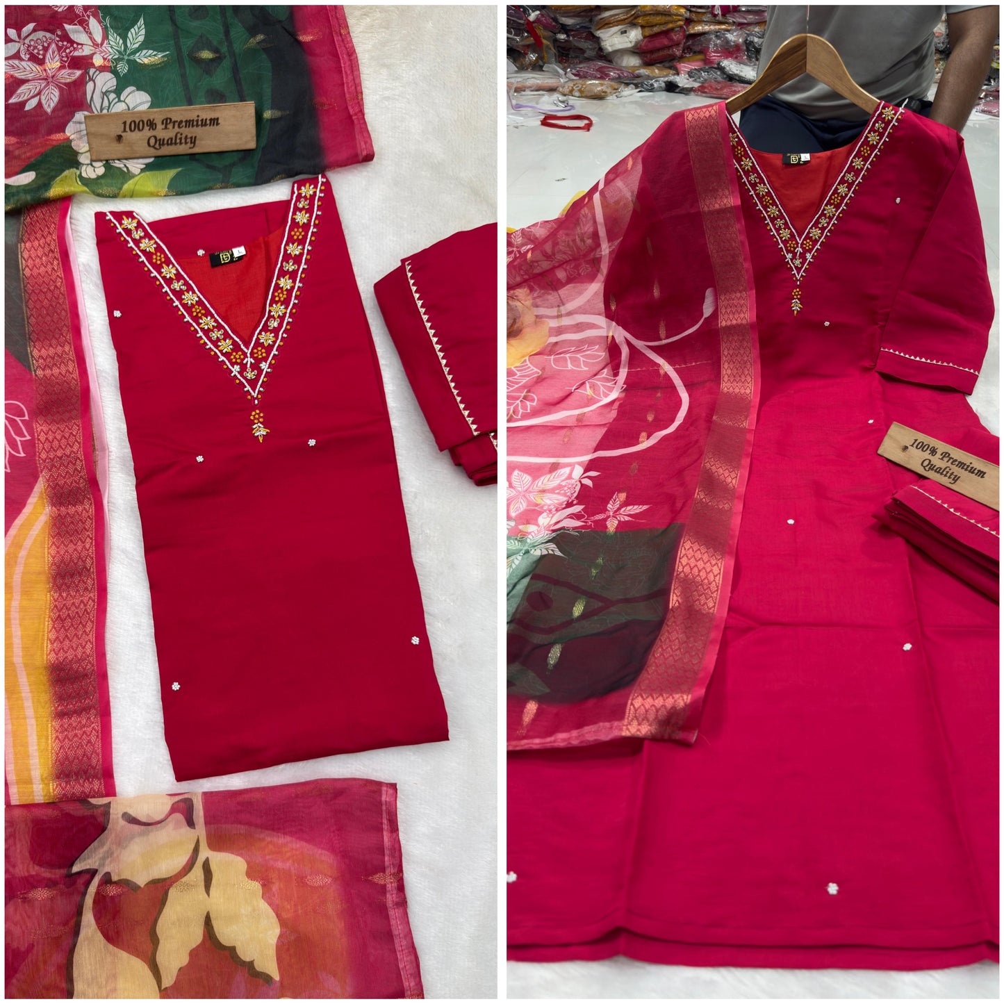 Handwork Flower Suit Set 🌸