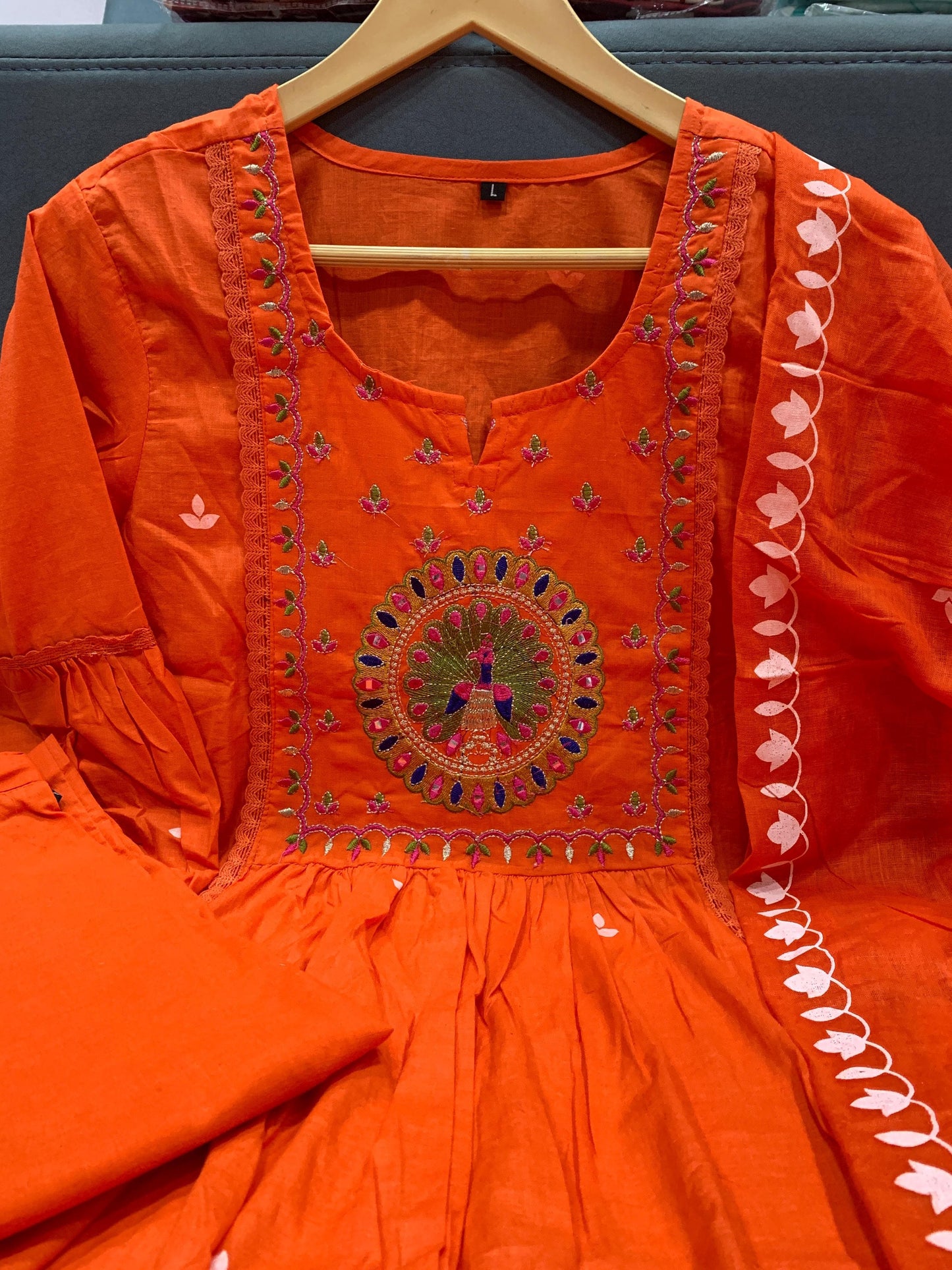 "Motiya Charm – Fancy Sequin Work Suit Set"