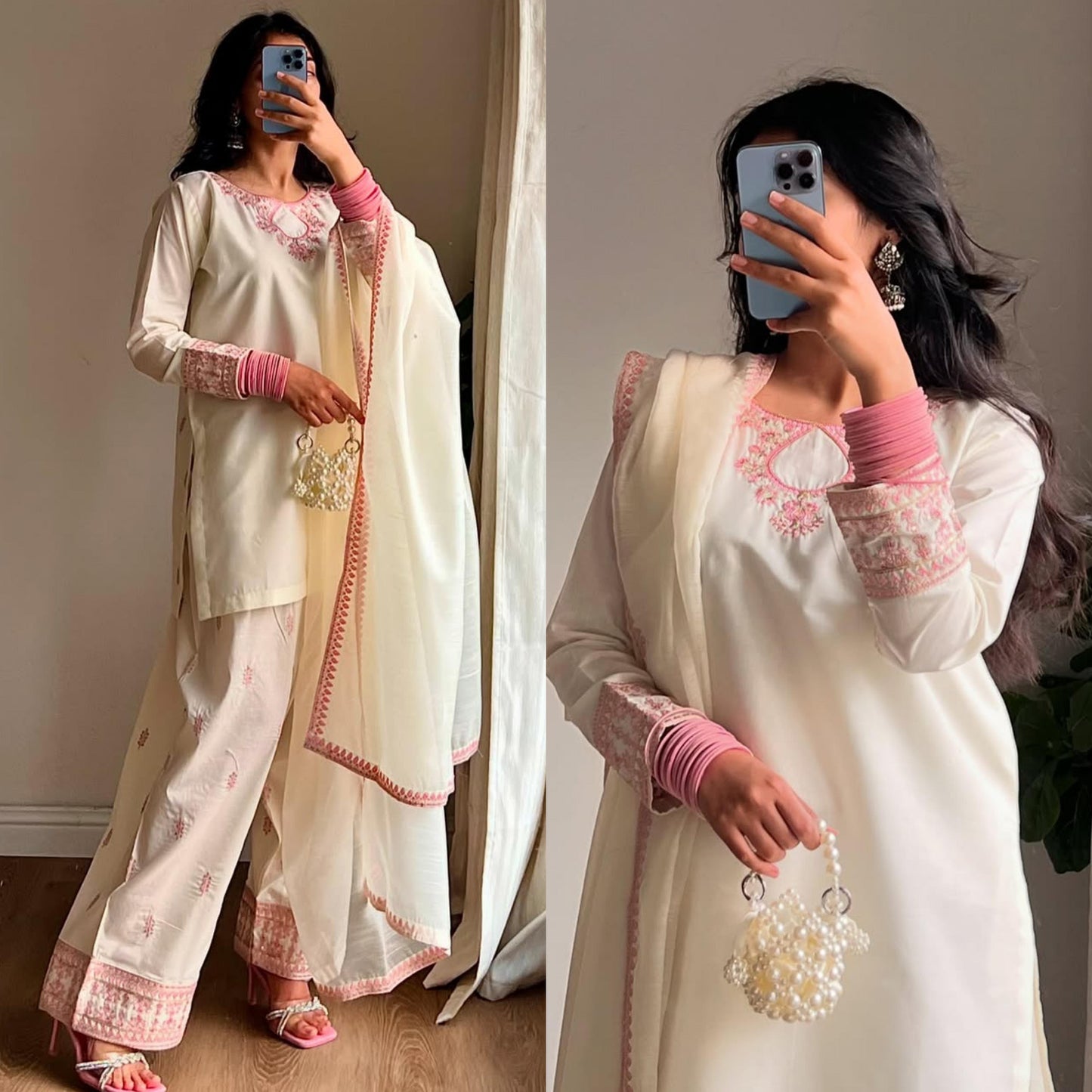 Royal Elegance – Designer Party Wear Set with Farshi Salwar