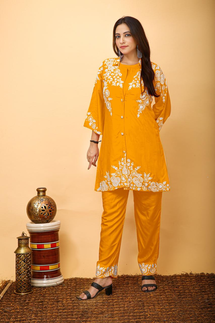Premium 3-Piece Rayon Embroidery Set 👗