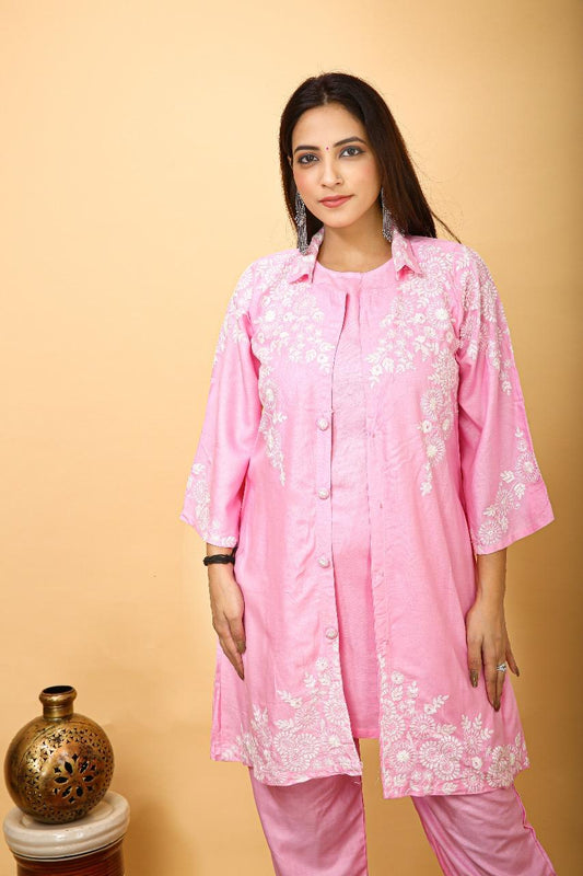 Premium 3-Piece Rayon Embroidery Set 👗